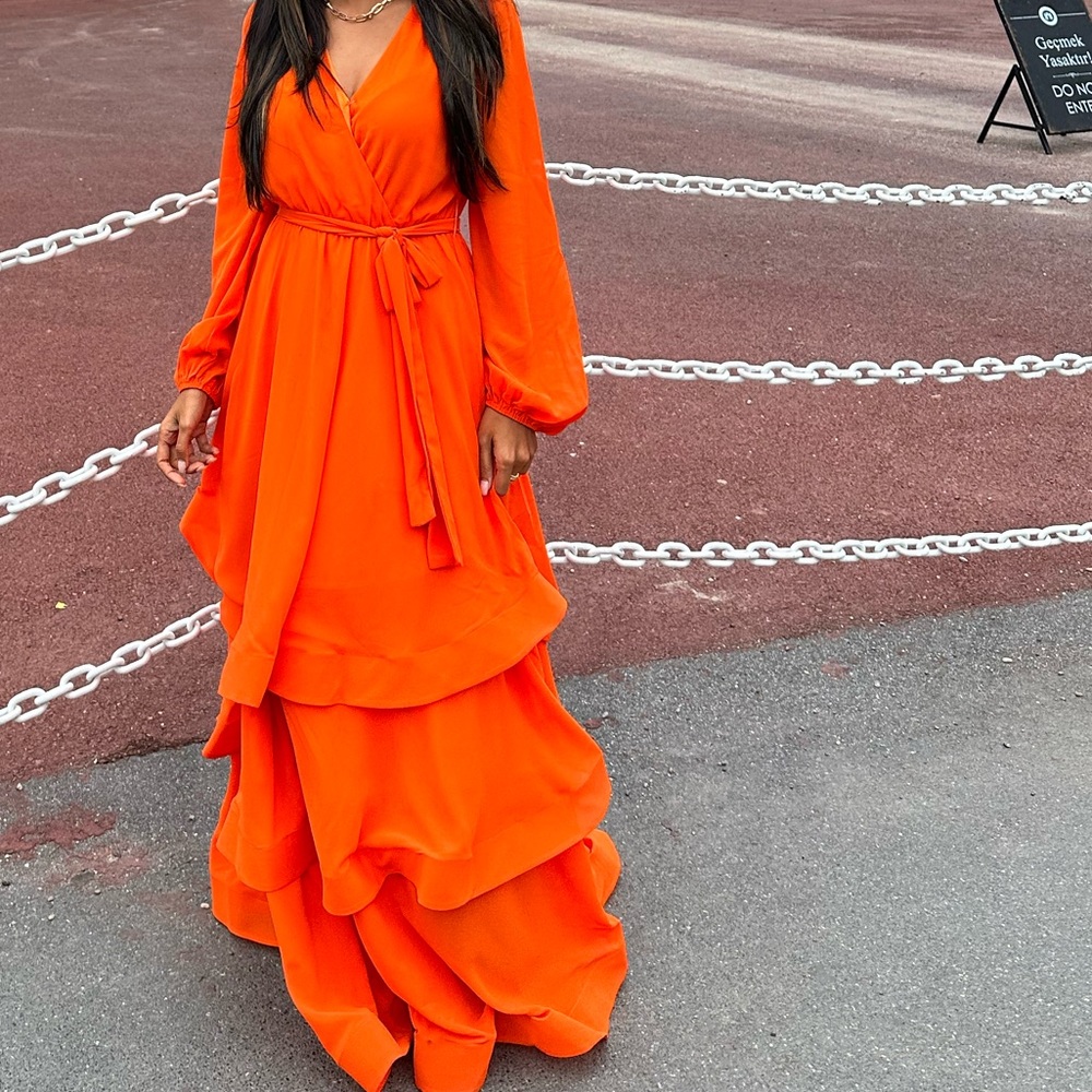 Very flowy tiered dress